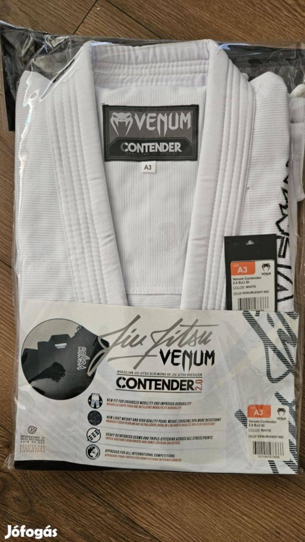 Venum Contender BJJ GI Fehér [Új/Bontatlan]